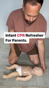 123K views · 3K reactions | Here is a little infant CPR refresher video. Save 75% on Essential CPR Training — Exclusively for Parents & Caregivers. Link in bio! | thrivetraininginstitute | Facebook