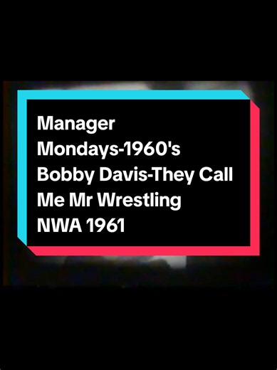 Manager Mondays-1960's #wrestletok #wrestling #1960s #manager #fyp