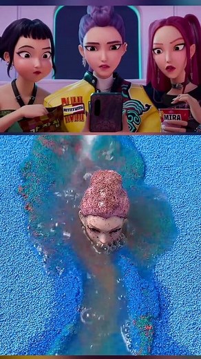 Las Huntris, Reacion Divertida 😂 #kpopdemonhunters | Callaita