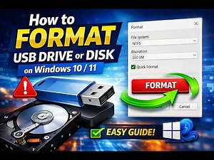 Format Any USB Drive or Disk on Windows 10 & 11 in 2 Minutes!