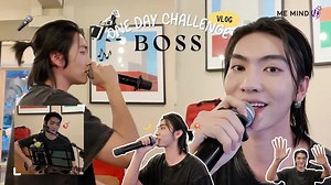 【机翻中字】【Boss】1DAY Challenge Vlog - BOSS靠唱歌维持生计