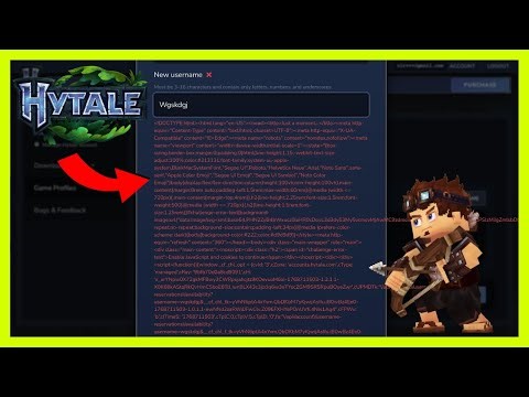 How to FIX Hytale Username Error | Can't Set Username on Hytale