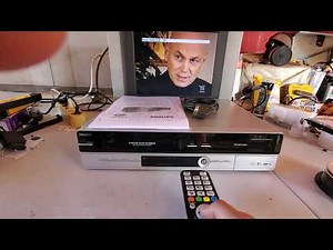 VIDEOREGISTRATORE VHS DVD RECORDER PHILIPS DVDR3510V