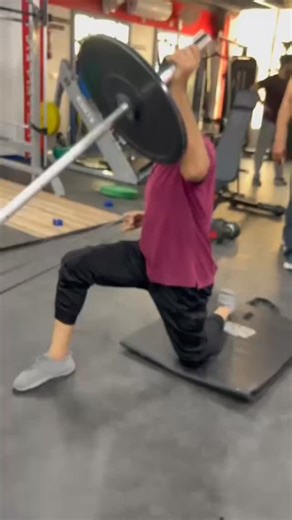 Babul Kumar on Instagram: "Landmine Single-Arm Press is a powerful functional exercise that builds shoulder strength, core stability, and upper-body control. The angled pressing movement is safer for the shoulder joint while still developing explosive power, making it highly effective for athletes. This exercise improves arm drive, posture, and muscular balance by training one side at a time. It also engages the chest, triceps, and core, helping you generate better force and stability during run