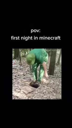 First Night Adventures in Minecraft: Log Seating in Forest