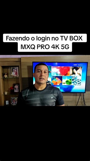 Como fazer login no TV BOX MXQ PRO 4K 5G