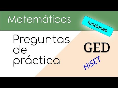GED Math: Practice Questions with HiSET Functions