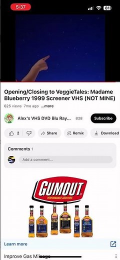 Closing to Veggietales: Madame Blueberry Screener VHS
