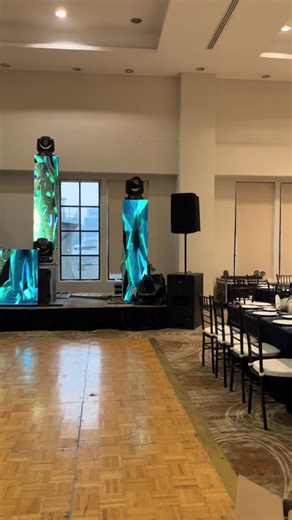 Opciones creativas para montaje de pantallas LED en bodas