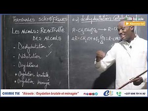 Chimie Terminale #8 - les alcools : oxydation brutale et ménagée