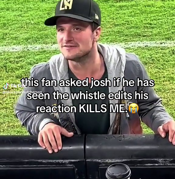 Josh Hutcherson Whistle Reaction! Watch His Hilarious Response!