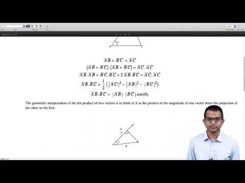 Dot product of Euclidean vectors #swayamprabha