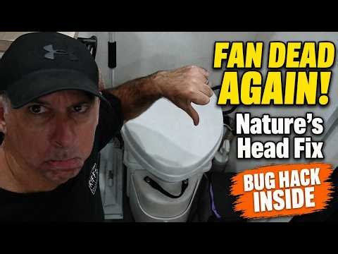 Nature's Head Composting Toilet: Fan Replacement & Bug Hack