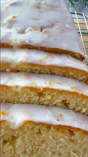 Glazed Lemon Loaf 🍋 Soft, Bright & Buttery