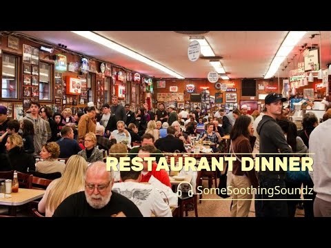 Restaurant Dinner Ambience | Soft Background Sounds for Relaxation, Study & Focus (ASMR/Ambience)