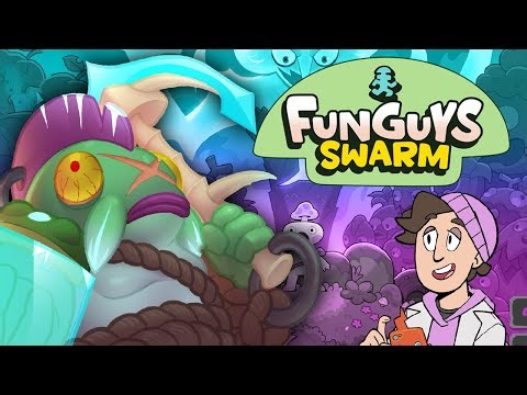 FISH STICKS! Highest Difficulty Fight with the Power of SHROOMBA! - Funguys Swarm