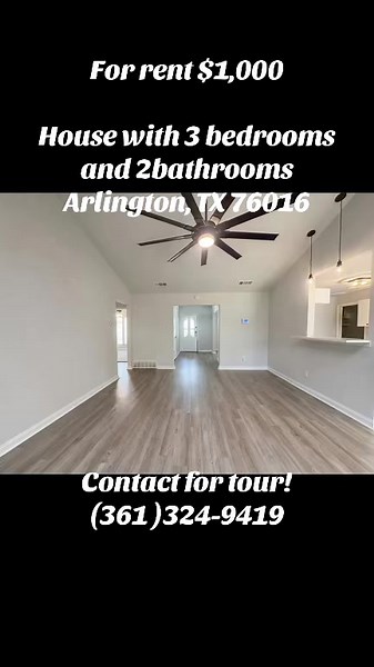 🚨🏡 ARLINGTON RENTAL DEAL ALERT! Don’t Scroll Past This One! 🏡🚨 If you’ve been searching for an affordable, spacious home in Arlington, Texas, this might be the opportunity you’ve been waiting for! 👀✨ 📍 5310 Firewood Dr, Arlington, TX 76016 Step into a home designed for comfort, space, and everyday living. This property features 3 spacious bedrooms and 2.5 bathrooms, giving everyone plenty of room to relax and enjoy their own space. Whether you’re a family, roommates, or someone looking for