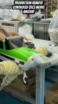 production facility for remote-controlled (RC) model aircraft. #shorts