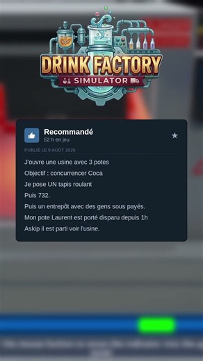 THE BEST STEAM REVIEWS: Drink Factory Simulator!