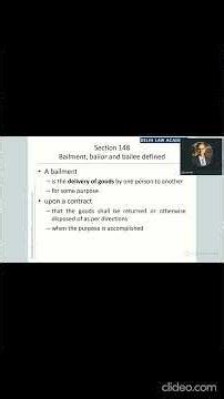 What Is Bailment? | Section 148 Contract Act Explained ⚖️📘
