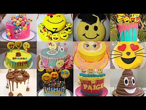 Emoji Cake Decorating Ideas |Emoji Cake Theme By Mano creations |
