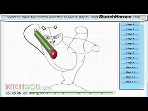 How to Draw Po from Kung Fu Panda