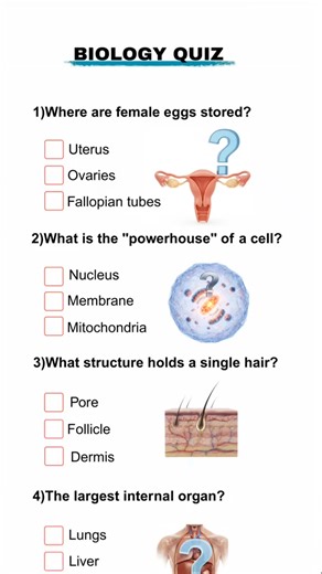 Biology questions trivia #biology #trivia #medical #quizchallenge #greysanatomy | mindquiz