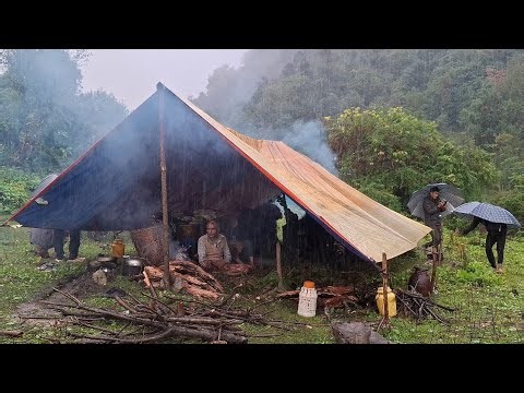 Traditional Buffalo Farming | Real Village Life in Rural Nepal