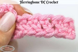 Herringbone Double Crochet - Surprisingly Easy Tutorial