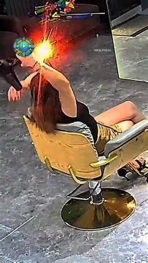 Hairdryer EXPLODES in woman's hand