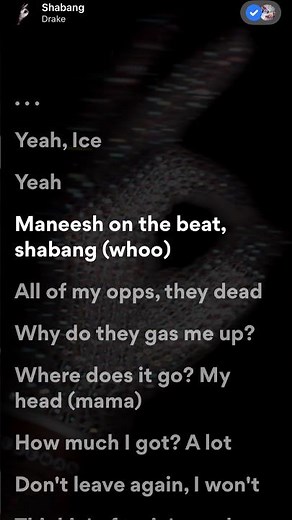 Shabang - Drake #lyrics #music #drake #iceman #icemandrake
