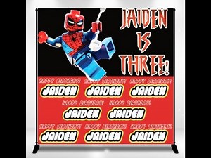 DIY Custom Step and Repeat - Backdrop Banner - Photoshop