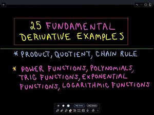 ❖ Lots of Different Derivative Examples! ❖