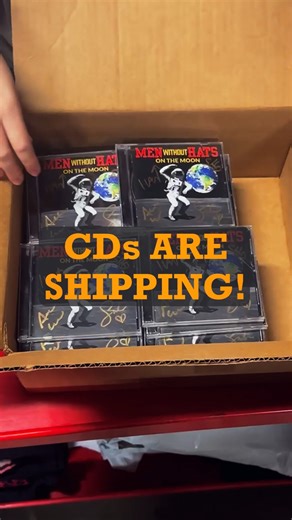 We're getting CDs and vinyl of the new album ready to ship. Warm up the turntable or bust out your Walkman! #CDs #vinylrecords #newmusic | Men Without Hats