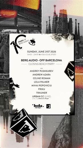 Missing this line up ? Not recommended... 😏 Barcelona, see you in June ! 💚