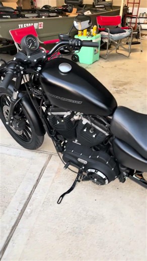 Harley 883 Iron - Stage-1 plus customization add-ons.