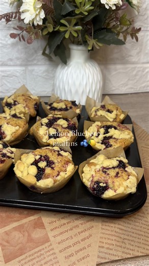 Delicious Lemon Blueberry Muffins Recipe