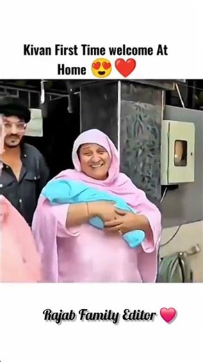 Kivan First Time Welcome in Home!😅😍❤️#rajab #rajabfamily #rajabfamilyshorts #rajabvlog #rajabvlogs