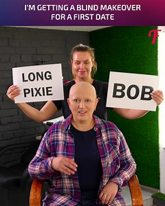 16K views · 223 reactions | Woman with alopecia embraces new look after salon makeover. | Fabiosa Life | Facebook