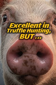 1.3M views · 10K reactions | Pigs are excellent at finding truffles, but there’s one problem… they try to eat them!  That’s why truffle hunters now prefer dogs instead. #TruffleHunting #Pigs | Animal Doozy | Facebook