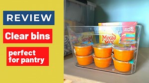 Watch BINO Plastic Storage Bins, Large in action on Amazon Live