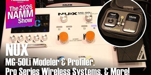 NUX - MG-50Li Modeler & Profiler and More | NAMM 2026