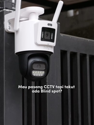 mau pasang cctv tapi takut ada blind spot? Coba pake cctv 2 kamera ini aja! ada yg pernah ngalamin gak pas mau pasang cctv, bingung mau arahin CCTV ke mana. Pas diarahkan ke gerbang, eh malah kecolongan dari arah samping. Pakai yang bisa muter pun, kadang pas dia lagi nengok kiri, ada orang lewat kanan. Amsyong Makanya, mumpung mau musim mudik, mending ganti ke Jaify Outdoor PT Camera S2-6WL-D2 ini. Dalam satu unit, dapet 2 lensa sekaligus! Lensa Atas: Diem/Fixed (Jaga area utama biar nggak ada 