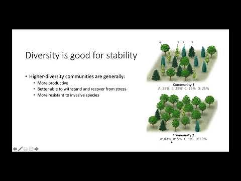 Species Diversity and Species Richness