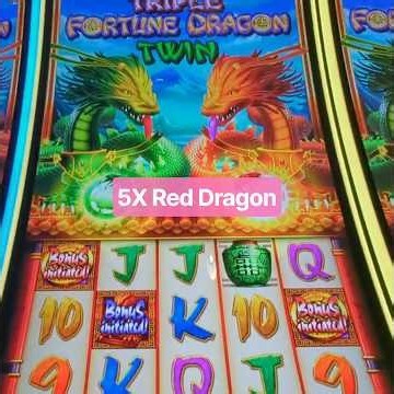 Twin 5X Red Dragon Kept Retriggering #slots #casino #gaming