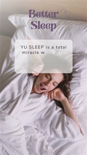 Stop Insomnia: Key Secrets With Yu Sleep