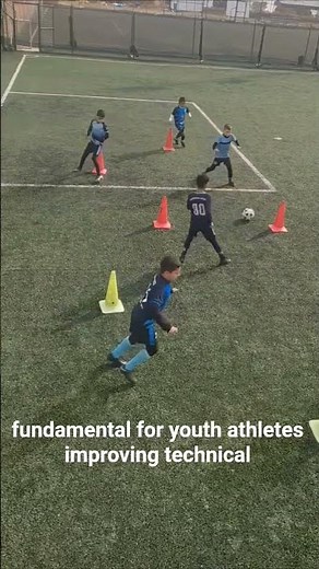 Youth U10 warm up passing coordination agility drill #soccer #futbol #sepakbola #u10 #u8 #practice