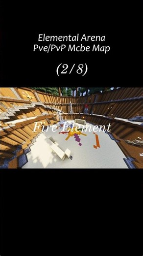 "Elemental Arena" pve and pvp map released! #minecraft #magic #pvp