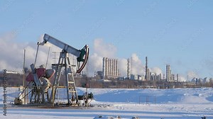 Operating pumps for crude oil production and petrochemical plant