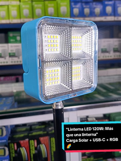Review rápido de la Feluz 120W 🛠️: ✅ Luz Fría, Cálida y Emergencia (RGB) ✅ Puertos USB y Tipo C ✅ Panel Solar integrado ✅ Indicador de carga % ✅ Acople para soporte ¿Qué más se puede pedir? 💡🔋 ¡La herramienta que no puede faltar en tu casa o camping! 🔦✨ Esta linterna Feluz de 120W es súper completa: carga solar, powerbank, 3 tipos de luz y además es ultra resistente. ¡Lo mejor es que no se calienta! ⚡🔋 #Review #Gadgets #LinternaSolar #Seguridad #Electricidad